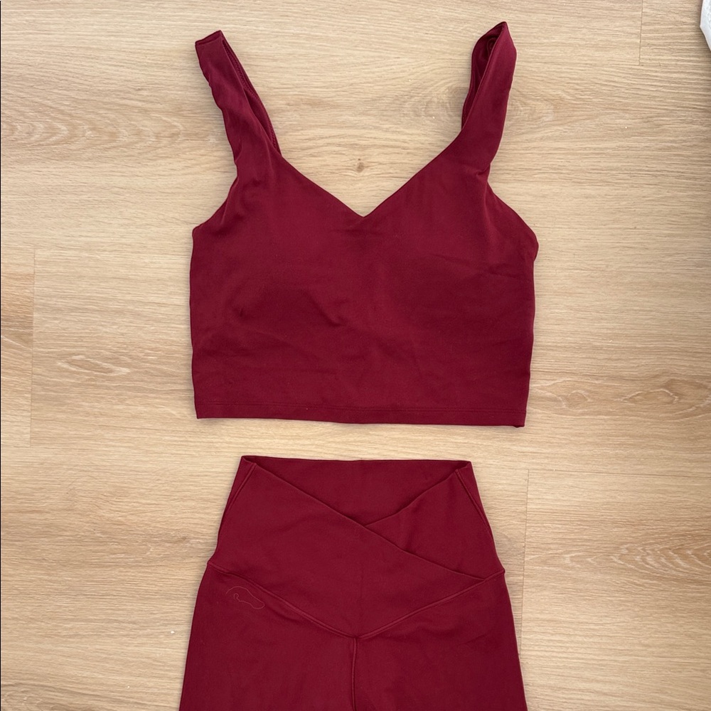 Aerie Red Workout Set